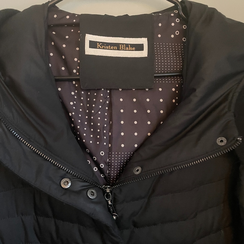 Kristen Blake Black Wool Winter Coat - Picture 5 of 6